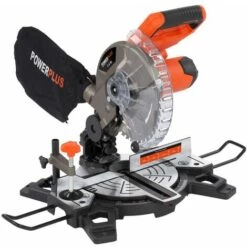 POWER PLUS Powerplus - Dual Power - POWDP2550 - 20 V - A Balais à Charon - Scie à Onglet - 20V 210mm (NO BATT.)