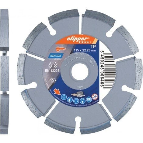 Disque Diamant Norton TP DEJOINTAGE 125 X 6,5 Mm 3 Disque Diamant Norton TP DEJOINTAGE 125 X 6,5 Mm