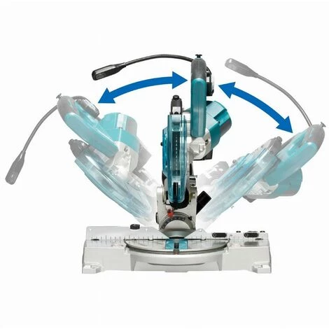 Scie à Onglets MAKITA 18V Li-ion - Ø165mm - Sans Batterie, Ni Chargeur - DLS600Z 4 Scie à Onglets MAKITA 18V Li-ion - Ø165mm - Sans Batterie, Ni Chargeur - DLS600Z – Image 2