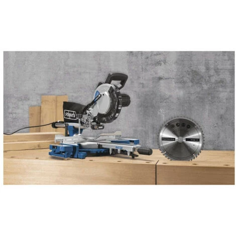 Pack SCHEPPACH Scie à Onglet Radiale - 216 Mm - 2000W - HM216 - 4 Lames 24-48 Dents 6 Pack SCHEPPACH Scie à Onglet Radiale - 216 Mm - 2000W - HM216 - 4 Lames 24-48 Dents – Image 4