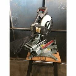 SCIE À ONGLETS RADIALE 2000W Ø305mm COUPE BOIS FERVI 0871 -Scie électrique stationnaire Soldes Boutique 51166776 5