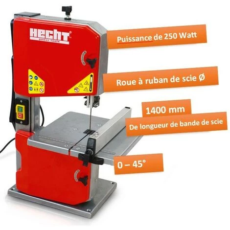 BB-LOISIR Hecht 8925 Scie à Ruban électrique 250W 50Hz 0-45° Ruban 1400m 1487 Tr/min 16,9kg 4 BB-LOISIR Hecht 8925 Scie à Ruban électrique 250W 50Hz 0-45° Ruban 1400m 1487 Tr/min 16,9kg – Image 2