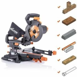 Evolution R210SMS+ : Scie À Onglet Coulissante Multi-Matériaux 210mm 10 Evolution R210SMS+ : Scie À Onglet Coulissante Multi-Matériaux 210mm -Scie électrique stationnaire Soldes Boutique 51270877 4