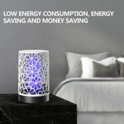 LIFCAUSAL Lampe De Piège à Choc électrique Nouveau Style USB Photocatalyseur Usage Domestique à Faible Bruit Bug Zapper Blanc -Scie électrique stationnaire Soldes Boutique 51372580 2