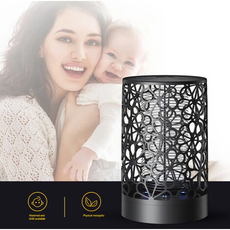 LIFCAUSAL Lampe De Piège à Choc électrique Nouveau Style USB Photocatalyseur Usage Domestique à Faible Bruit Bug Zapper Blanc 5 LIFCAUSAL Lampe De Piège à Choc électrique Nouveau Style USB Photocatalyseur Usage Domestique à Faible Bruit Bug Zapper Blanc – Image 3