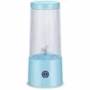 LIFCAUSAL Blender Portable Quatre Cutters Juicer Cup 350ml Fruit Mixing Machine Amovible Cup USB Rechargeable Pour Sports Voyage Et Plein Air Bleu -Scie électrique stationnaire Soldes Boutique 51373385 1