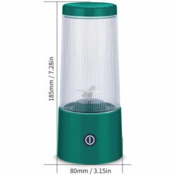 LIFCAUSAL Blender Portable Quatre Cutters Juicer Cup 350ml Fruit Mixing Machine Amovible Cup USB Rechargeable Pour Sports Voyage Et Plein Air Bleu -Scie électrique stationnaire Soldes Boutique 51373385 3