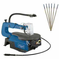 Pack SCHEPPACH Scie à Chantourner DECOFLEX - 125W - Jeu De 6 Lames - 25 Dents