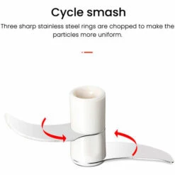 LIFCAUSAL Ail Masher Petit Pull Cut Press Ail Mélangeur Ail Purée Machine Portable Mini Ménage Ail Purée Maker Gadget De Cuisine -Scie électrique stationnaire Soldes Boutique 51745371 5