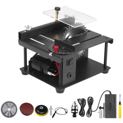 MERKMAK Mini Scies A Table Portable Multifonction 200W 1000 A 3000Rpm 7 Vitesses Reglable 90degres Couper D'Angle Pour Acrylique Bois Dur 3 MERKMAK Mini Scies A Table Portable Multifonction 200W 1000 A 3000Rpm 7 Vitesses Reglable 90degres Couper D'Angle Pour Acrylique Bois Dur