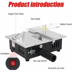 ASUPERMALL Mini Scie à Table Multifonctionnelle électrique, Petit Outil De Coupe Pour Le Bricolage De La Maison, Machine à Bois Avec Roue De Ponçage De 50 Mm Et 10 Papiers De Verre 9 ASUPERMALL Mini Scie à Table Multifonctionnelle électrique, Petit Outil De Coupe Pour Le Bricolage De La Maison, Machine à Bois Avec Roue De Ponçage De 50 Mm Et 10 Papiers De Verre -Scie électrique stationnaire Soldes Boutique 52557600 3