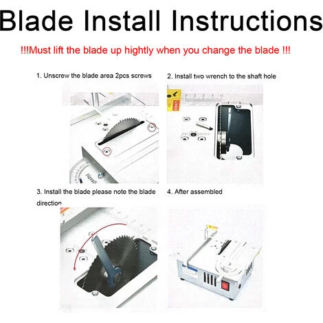 ASUPERMALL Mini Scie à Table Multifonctionnelle électrique, Petit Outil De Coupe Pour Le Bricolage De La Maison, Machine à Bois Avec Roue De Ponçage De 50 Mm Et 10 Papiers De Verre 7 ASUPERMALL Mini Scie à Table Multifonctionnelle électrique, Petit Outil De Coupe Pour Le Bricolage De La Maison, Machine à Bois Avec Roue De Ponçage De 50 Mm Et 10 Papiers De Verre – Image 5
