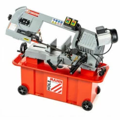 HOLZMANN Scie à Ruban Métal à Roulette - 1 100 W - 400 V Triphasé