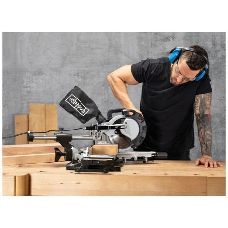Scie à Onglet Radiale SCHEPPACH - 2000W - 2 Lames - 216 Mm - HM216 - Black édition 4 Scie à Onglet Radiale SCHEPPACH - 2000W - 2 Lames - 216 Mm - HM216 - Black édition – Image 2