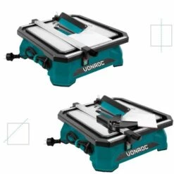 VONROC Coupe-carreaux 650W -180mm - Réservoir D'eau Intégré - Plan De Travail En Acier Inoxydable Large -Scie électrique stationnaire Soldes Boutique 53718300 4
