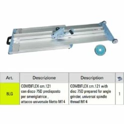 COUPE CARREAUX ÉLETTRIQUE À EAU M14 SIGMA COMBIFLEX 8LG CM 121