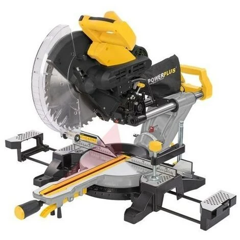 POWER PLUS Scie à Onglet à 2 Biseaux Télescopiques 2000W-305mm 5 POWER PLUS Scie à Onglet à 2 Biseaux Télescopiques 2000W-305mm – Image 3
