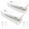 LIFCAUSAL 2 Pcs Thermoscelleuses Rechargeables 2 En 1 Portable Scellant Et Cutter Thermoscellant Pour Sacs En Plastique Stockage Des Aliments Mini Machine De Scelleuse Sous Vide Avec 2 Câble USB 1 LIFCAUSAL 2 Pcs Thermoscelleuses Rechargeables 2 En 1 Portable Scellant Et Cutter Thermoscellant Pour Sacs En Plastique Stockage Des Aliments Mini Machine De Scelleuse Sous Vide Avec 2 Câble USB -Scie électrique stationnaire Soldes Boutique 55635222 1