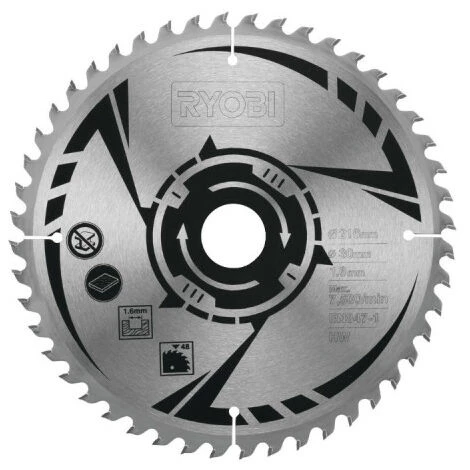 Scie à Onglets Radiale RYOBI - 1500W - 216 Mm - EMS216-2B 5 Scie à Onglets Radiale RYOBI - 1500W - 216 Mm - EMS216-2B – Image 3