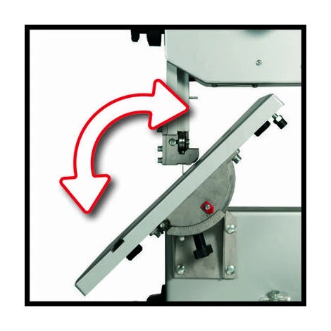 Einhell Scie à Ruban TC-SB 245 L Avec Table De Sciage Réglable En Continu (0° à 45° Degrés) 400 W 5 Einhell Scie à Ruban TC-SB 245 L Avec Table De Sciage Réglable En Continu (0° à 45° Degrés) 400 W – Image 3
