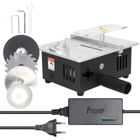 TANCYCO Mini Scie à Table Multifonctionnelle Scies De Bureau électriques Petit Outil De Coupe De Bricolage Ménager 22mm Lame De Scie Réglable En Hauteur Rectifieuse Pour Le Travail Du Bois (type 2) 3 TANCYCO Mini Scie à Table Multifonctionnelle Scies De Bureau électriques Petit Outil De Coupe De Bricolage Ménager 22mm Lame De Scie Réglable En Hauteur Rectifieuse Pour Le Travail Du Bois (type 2)