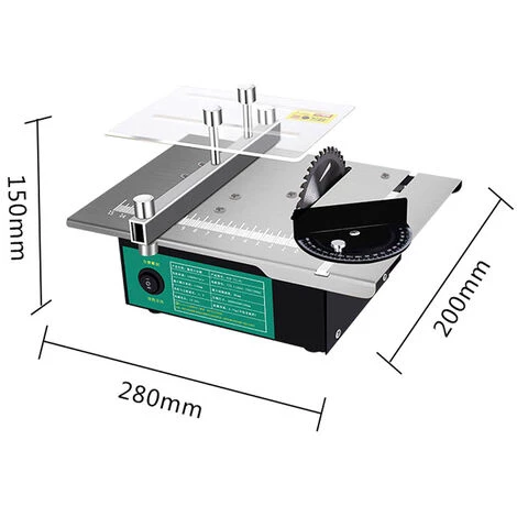 LIFCAUSAL Mini Scie à Table Multifonctionnelle Angle Réglable Scies De Bureau électriques Ménage Bricolage Coupe Outil De Meulage Tour à Bois Machine 6 LIFCAUSAL Mini Scie à Table Multifonctionnelle Angle Réglable Scies De Bureau électriques Ménage Bricolage Coupe Outil De Meulage Tour à Bois Machine – Image 4
