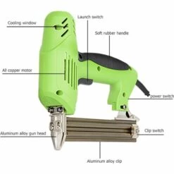 CISEA Clous Cloueuse électrique Haute Résistance 30/Min Outil De Clouage Manuel, Ergonomique, Léger Et Sans Besoin De Pompe à Air Pour Toiture, Fabrication De Meubles -Scie électrique stationnaire Soldes Boutique 60463297 3