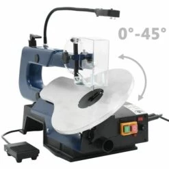 SUPERMARKET Scie à Chantourner électrique Avec Pédale Et Lampe LED 125 W -Scie électrique stationnaire Soldes Boutique 63657784 5