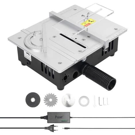 LIFCAUSAL Mini Scie à Table Multifonctionnelle Scies De Bureau électriques Petit Ménage Bricolage Outil De Coupe Machine à Bois (Type 2) 3 LIFCAUSAL Mini Scie à Table Multifonctionnelle Scies De Bureau électriques Petit Ménage Bricolage Outil De Coupe Machine à Bois (Type 2)
