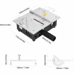 LIFCAUSAL Mini Scie à Table Multifonctionnelle Scies De Bureau électriques Petit Ménage Bricolage Outil De Coupe Machine à Bois (Type 2) 10 LIFCAUSAL Mini Scie à Table Multifonctionnelle Scies De Bureau électriques Petit Ménage Bricolage Outil De Coupe Machine à Bois (Type 2) -Scie électrique stationnaire Soldes Boutique 63745953 4