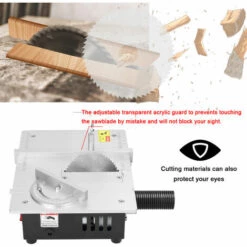 LIFCAUSAL Mini Scie à Table Multifonctionnelle Scies De Bureau électriques Petit Ménage Bricolage Outil De Coupe Machine à Bois (Type 2) 11 LIFCAUSAL Mini Scie à Table Multifonctionnelle Scies De Bureau électriques Petit Ménage Bricolage Outil De Coupe Machine à Bois (Type 2) -Scie électrique stationnaire Soldes Boutique 63745953 5