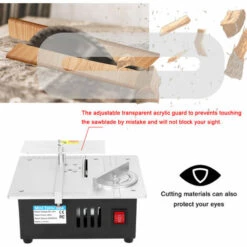 LIFCAUSAL Mini Scie à Table Multifonctionnelle Scies De Bureau électriques Petit Ménage Bricolage 22 Mm Lame De Scie Outil De Coupe Réglable En Hauteur Machine à Bois Avec Roue De Ponçage De 50 Mm Et 10 Pièces De Papier De Verre 10 LIFCAUSAL Mini Scie à Table Multifonctionnelle Scies De Bureau électriques Petit Ménage Bricolage 22 Mm Lame De Scie Outil De Coupe Réglable En Hauteur Machine à Bois Avec Roue De Ponçage De 50 Mm Et 10 Pièces De Papier De Verre -Scie électrique stationnaire Soldes Boutique 63746217 4