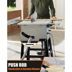 ENGINDOT Scie Sur Table, Scie Circulaire Sur Table 2000W 4800RPM, 0-45 ° Coupe En Biseau, Table Extensible, 254MM Disque De Scie, Table De Coupe Avec Support-MTS01A -Scie électrique stationnaire Soldes Boutique 65754993 4