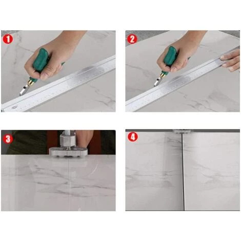 LADACèE Coupe Carreaux De Verre Portable Kit De Scie De Verre Coupé Kit D'accessoires D'outil De Coupe Domestique Multifonctionnel Pour Carreaux De Verre 6 LADACèE Coupe Carreaux De Verre Portable Kit De Scie De Verre Coupé Kit D'accessoires D'outil De Coupe Domestique Multifonctionnel Pour Carreaux De Verre – Image 4