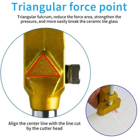 YEURIé Kit D'outils De Coupe 2 En 1 Pour Verre - Pince à Briser Et Coupe-verre - Couteau Portable En Tungstène Pour Céramique, Miroir, Coupe-carreaux Manuel - Avec 2 Lames En Tungstène Et Tournevis 7 YEURIé Kit D'outils De Coupe 2 En 1 Pour Verre - Pince à Briser Et Coupe-verre - Couteau Portable En Tungstène Pour Céramique, Miroir, Coupe-carreaux Manuel - Avec 2 Lames En Tungstène Et Tournevis – Image 5