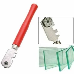 HELLO KITTY BAIN Coupe-carreaux à Rouleau à Manche Plat En Carbure Avec Manche En Bois (rouge)