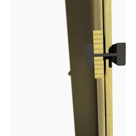 ABRI FRANçAIS Kit Clôture Bois Massif | 20m De Longueur | Pin Sylvestre Traité Autoclave Vert | Hauteur : 1,82m | 2m Entre Poteaux Métalliques 5 ABRI FRANçAIS Kit Clôture Bois Massif | 20m De Longueur | Pin Sylvestre Traité Autoclave Vert | Hauteur : 1,82m | 2m Entre Poteaux Métalliques – Image 3