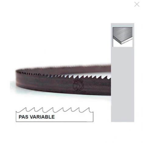 LUXOUTILS Lame Ruban Métal 1735 X 13 X 0.65 X 8/12 TPI N Pas Variable - Bi-métal M42 3 LUXOUTILS Lame Ruban Métal 1735 X 13 X 0.65 X 8/12 TPI N Pas Variable - Bi-métal M42
