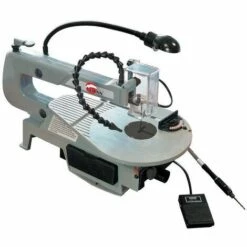 Leman - Scie à Chantourner Avec Pédale Et Flexible 400 Mm - SAC 407 -Scie électrique stationnaire Soldes Boutique 99004 2